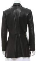 Thumbnail for your product : Bergdorf Goodman Leather Button-Up Jacket
