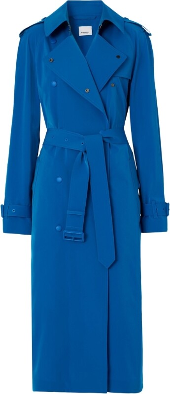 Blue Rain Trench Coat | Shop The Largest Collection | ShopStyle