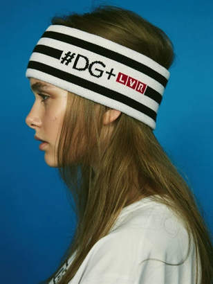 Dolce & Gabbana Lvr Editions Wool Blend Knit Headband