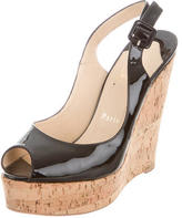 Thumbnail for your product : Christian Louboutin Une Plume 140 Wedges