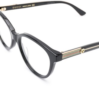 Gucci Eyewear Cat Eye Frame Glasses