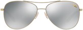 Thumbnail for your product : Coach 58mm Aviator Sunglasses