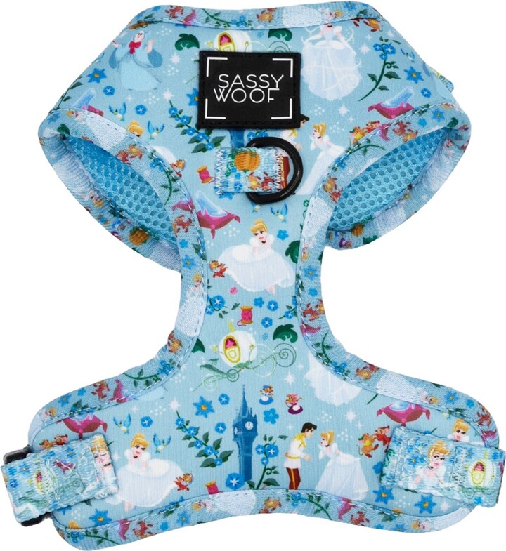 Sassy Woof Disney Princess Cinderella Adjustable Dog Harness, Large: 22 to 33-in chest