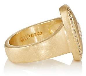 Malcolm Betts Women's Oval Signet Ring - Gold