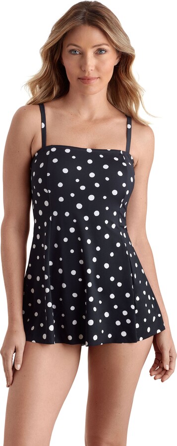 Shape Solver Princess Seam Swim Dress