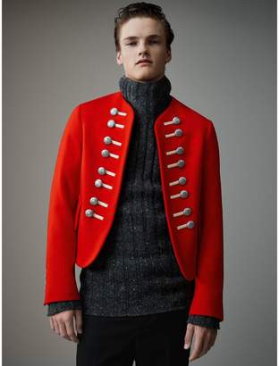 Burberry Wool Cropped Ceremonial Jacket