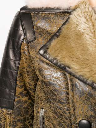 Drome distressed shearling jacket