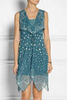 Thumbnail for your product : Anna Sui Printed silk-chiffon dress
