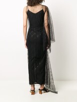 Thumbnail for your product : Gianfranco Ferré Pre-Owned 1990s Embroidered Tulle Evening Dress