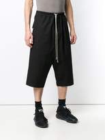 Thumbnail for your product : Rick Owens drop crotch track shorts