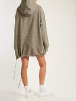 Thumbnail for your product : Raey Side Split Japanese Jersey Hooded Sweatshirt - Womens - Light Grey