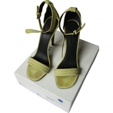 Thumbnail for your product : Celine Yellow Suede Heels