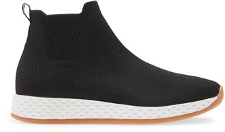 teddy knit sneaker boot