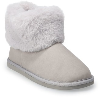 grey slipper boot