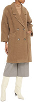 Thumbnail for your product : American Vintage Tinaritz Double-breasted Brushed Wool-blend Felt Coat