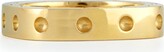 Thumbnail for your product : Roberto Coin Men's 18k Yellow Gold Pois Moi Single Row Square Band Ring, Size 11