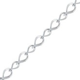 Thumbnail for your product : 1/5 CT. T.W. Round Diamond Prong Set Fashion Bracelet in Sterling Silver (IJ-I2-I3)