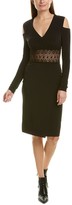 Thumbnail for your product : Yigal Azrouel Cold-Shoulder Midi Dress