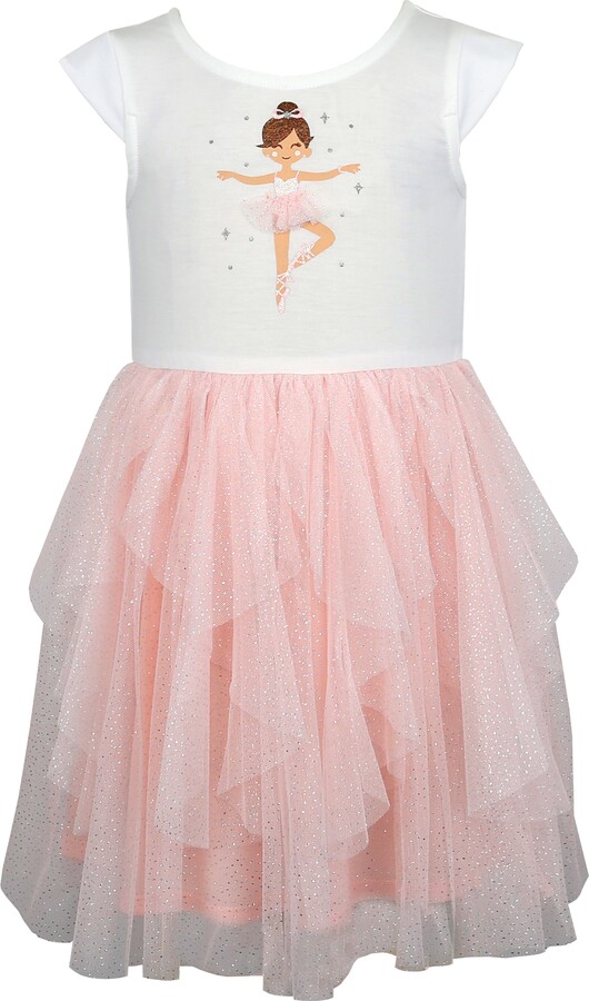 Zunie Kids' Cap Sleeve Tutu Dress
