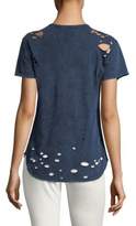 Thumbnail for your product : Ppla Distressed Cotton Tee