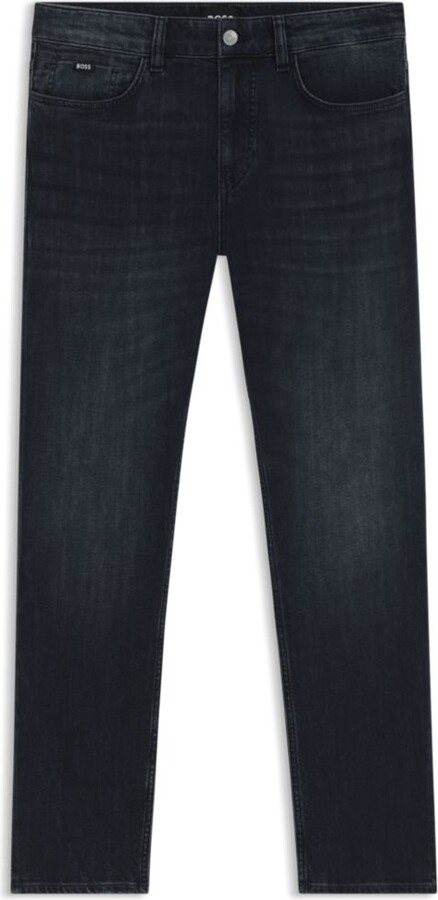 Delaware slim-fit jeans in blue mechanical-stretch denim