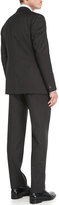 Thumbnail for your product : Armani Collezioni G-Line Melange Solid Suit, Brown