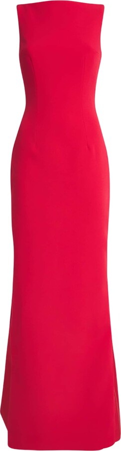 Safiyaa Crepe Sloane Gown