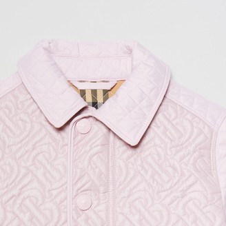 Burberry Childrens Monogram Quilted Panel Jacket
