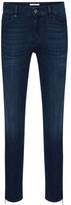 Jeans Slim Fit en coton mélangé extensible orné de zips: «Nafice Zip»