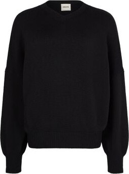 KHAITE Wolfe cashmere V-neck sweater