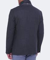 Thumbnail for your product : Corneliani Virgin Wool Padded Blazer Jacket