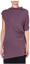 Thumbnail for your product : Anglomania Draped stretch-jersey top