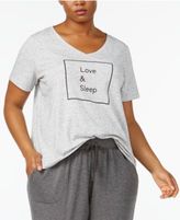 Thumbnail for your product : Alfani Plus Size Graphic Pajama T-Shirt, Created for Macy's