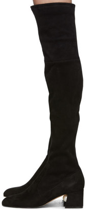 Nicholas Kirkwood Black Suede Miri Over-The-Knee Boots