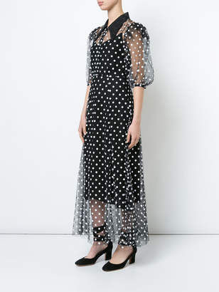 Jill Stuart sheer polka dot dress
