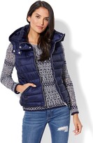 Thumbnail for your product : New York and Company Quilted Hooded Puffer Vest