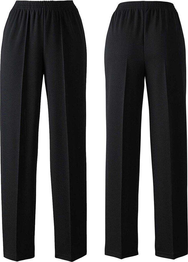 M1427 New SLIMMA Ladies Womens Trousers Work Full Elasticated Stretch