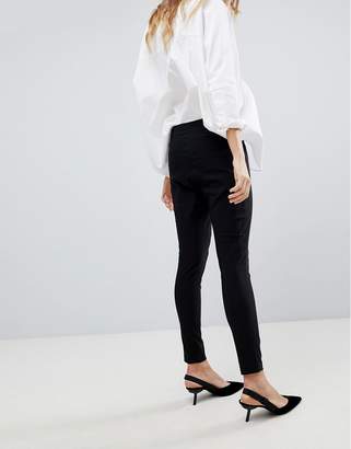ASOS Maternity Design Maternity High Waist Trousers In Skinny Fit