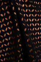 Thumbnail for your product : MICHAEL Michael Kors Gathered broderie anglaise cotton mini dress