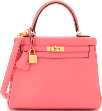 Hermès - Authenticated Kelly 25 Handbag - Leather Black Plain for Women, Never Worn