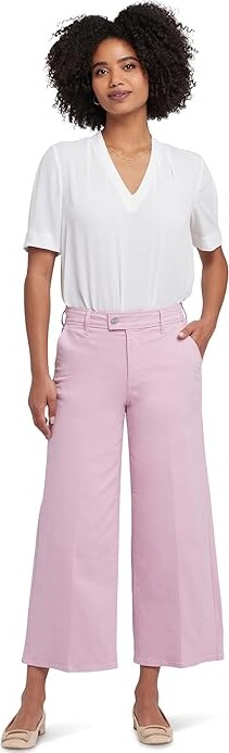 NYDJ Mona Wide Leg Trouser Ankle Women's Jeans Bell Meadow : 0 27, Cotton/Denim/Elastane