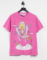 Thumbnail for your product : Vintage Supply oversized ski you later Looney Tunes t-shirt