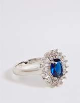 Thumbnail for your product : Marks and Spencer Platinum Plated Baguette Regal Ring