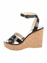 Thumbnail for your product : Jimmy Choo Patent Leather Sandals Black