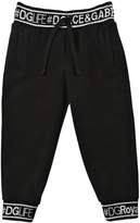Thumbnail for your product : Dolce & Gabbana Logo Jacquard Cotton Sweatpants