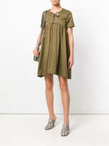 Thumbnail for your product : Twin-Set front bow shift dress