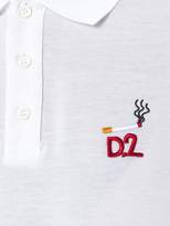Thumbnail for your product : DSQUARED2 cigarette logo polo shirt