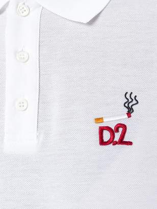 DSQUARED2 cigarette logo polo shirt
