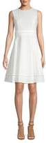 Thumbnail for your product : Calvin Klein Eyelet Fit--Flare Dress