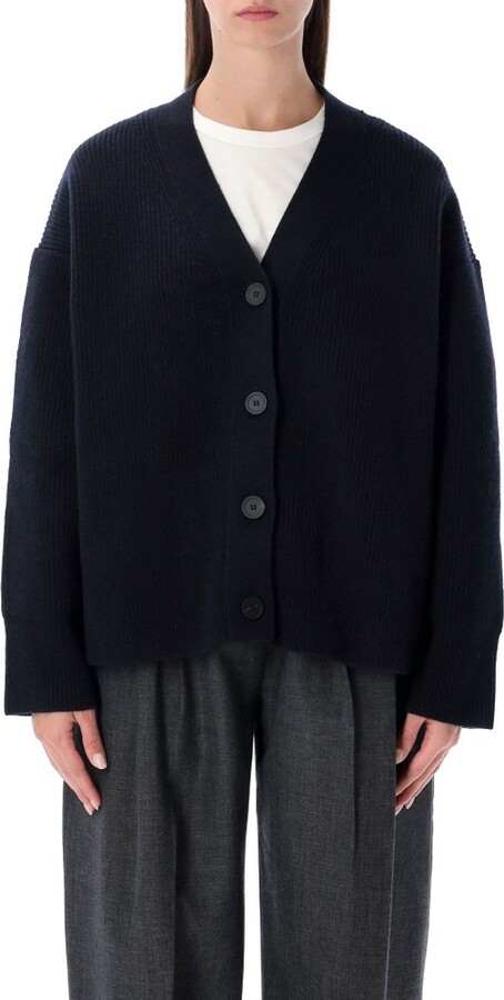 Studio Nicholson Whitt Ribbed Knit Cardigan